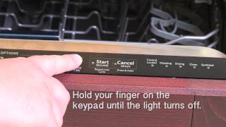 KitchenAid Control Lock function on your dishwasher