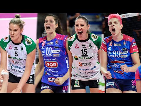 ALL "MEGA RALLY" of the Match Vallefoglia - Novara | Lega Volley Femminile 2022/23