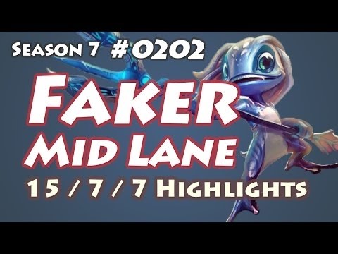 SKT T1 Faker - Fizz vs Twisted Fate - KR LOL Highlights | 페이커 피즈