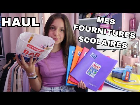 HAUL : MES FOURNITURES SCOLAIRES