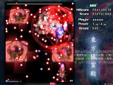 Touhou 11: Subterranean Animism - Reimu C - Easy