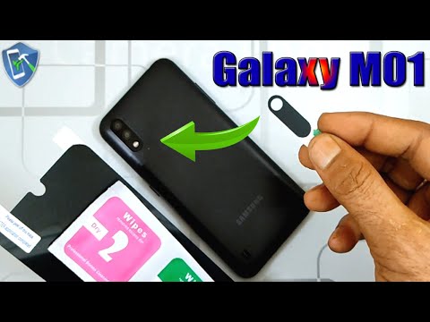 Samsung Galaxy M01 Screen Protector With Camera Glass