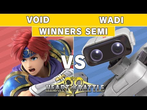Heart of Battle - CLG | Void (Roy) vs Wadi (R.O..B) Top 8 Winners Semi - Smash Ultimate