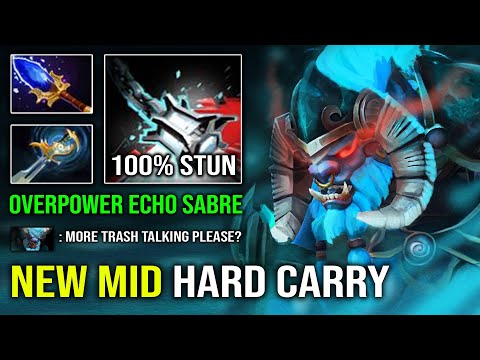 NEW OP MID HERO 100% Perma Bash Spirit Breaker Brutal Hard Carry vs Super Trashtalker Dota 2