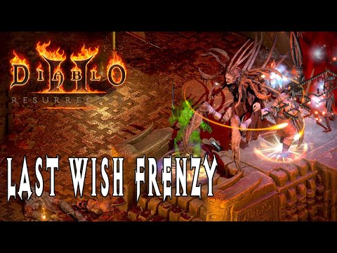Last Wish + Grief + Lawbringer Mercenary Frenzy Barbarian - Diablo 2 Resurrected