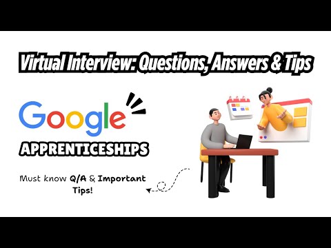 Google Apprenticeship Virtual Interview: Questions, Answers & Tips || thewodm
