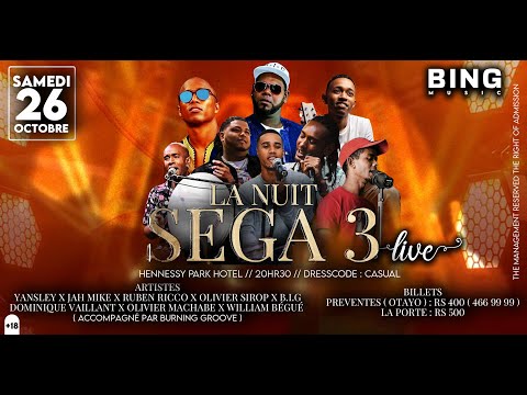 La Nuit Sega 3  After Movie Hennessy Park Hotel Ebenes 26 octobre 2024