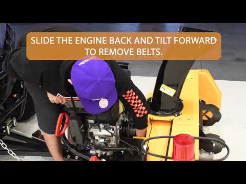 Massimo How To: Remove and Replace Drive Belt - Massimo 60in Snow Blower