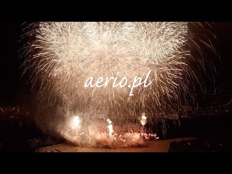 Pyromagic 2014 okiem drona. Pyromagic 2014 fireworks filmed with drone. www.Pyromagic.pl