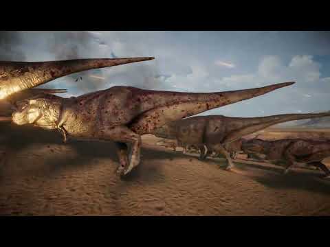 25 ADVANCED SOLDIERS vs T-REX ISLAND | Ultimate Epic Battle Simulator 2 UEBS 2