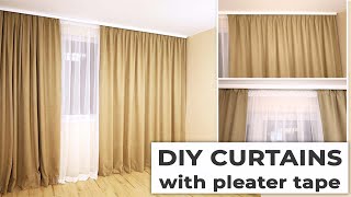 How to make curtains (the Easy way)