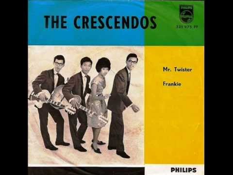 1963年   The Crescendos -  「Mr. Twister / Frankie」专辑  (2首)