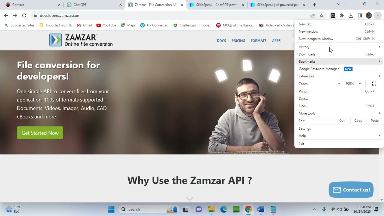 USING AI TO SUMMARISE powerpoint slides, documents and pdf