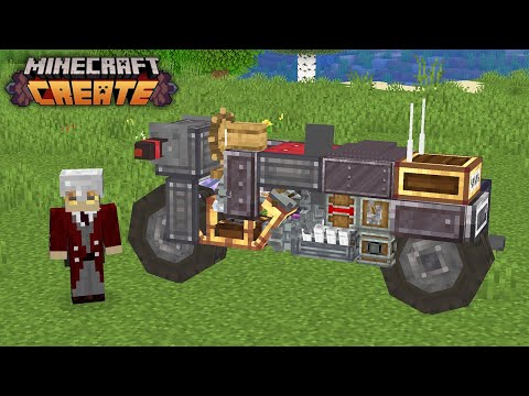 Building A "Reasonably" Sized Motorcycle With Create Mod