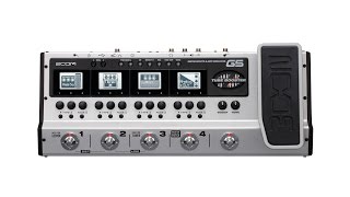 Video thumbnail for Zoom G5 multi effects pedal demo by Gearfacts