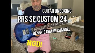 Video thumbnail for Prs se custom 24 unboxing NGD!! by Denny’s Guitar Channel