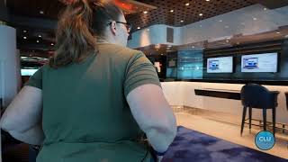 Ruby Princess Deck 7 Walk | Peaceful Ocean Views at Sea