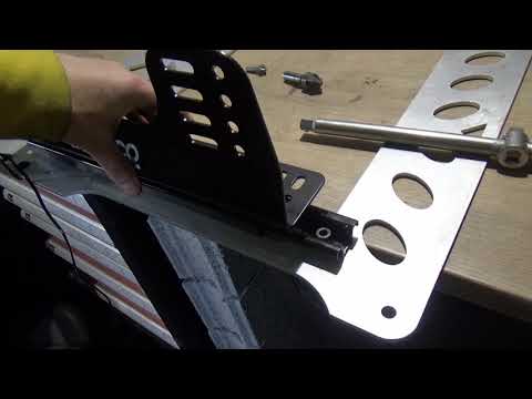 Installation PLATINE/CONSOLE sur mesure pour sièges BAQUET Sparco / Fiesta ST /  BUCKET SEATS