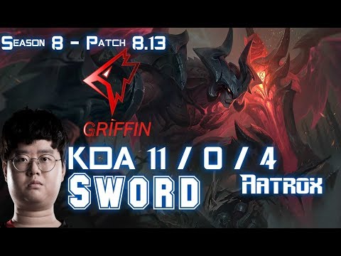 GRF Sword AATROX vs IRELIA Mid - Patch 8.13 KR Ranked