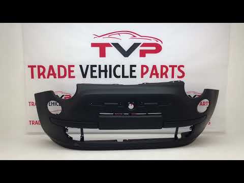 Fits Fiat 500 & 500C 2007-2015 Front Bumper Primed Without Mouldings No Pdc Or Washer Holes video
