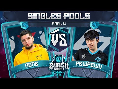 n0ne vs PewPewU - Singles Pools: Pool 4 - Smash Summit 10 | Captain Falcon vs Marth