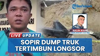 Nahas! Sopir di Kendari Sultra Tewas Tertimbun Longsor Galian Tanah di Dalam Dump Truk
