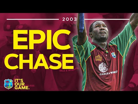 EPIC Run-Chase 🔥 | Hinds, Gayle & Lara Put On A Masterclass! | West Indies v Australia 2003