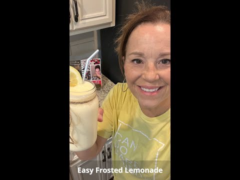 Easy Frosted Lemonade | Better than Chick Fil A frosted lemonade dessert