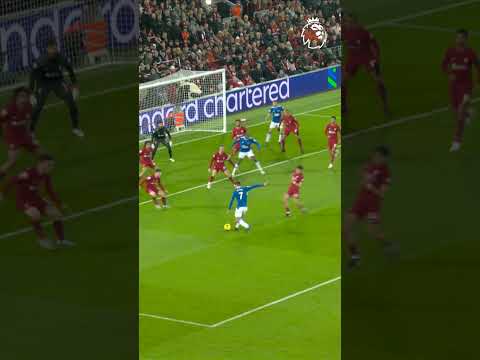 Salah scores after Everton hit the post!