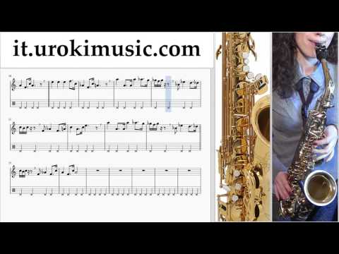 Corso di Sassofono Tenore Star Wars - Imperial March Tablature Tab Parte#2 um-i276