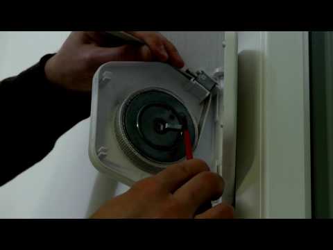 Rolladen Gurtwickler Feder nachspannen - Anleitung