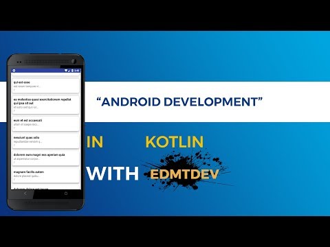 Kotlin Android Tutorial Retrofit2 and RxJava