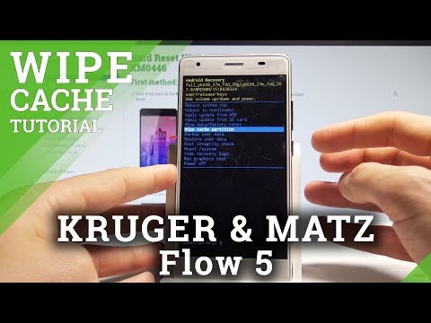 How to Wipe Cache on KRUGER & MATZ Flow 5 - Reset Cache Partition |HardReset.Info
