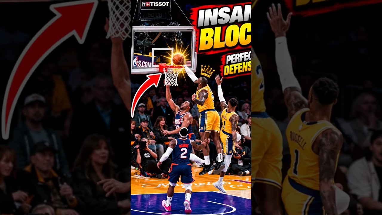 INSANE BLOCK! ???? | One Of The Greatest NBA Defensive Plays Ever! ???? #americanbasketball #grindcity