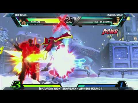 UMVC3: RHF.Druid vs ThaRimrattler - Saturday Night Snapback 6.4