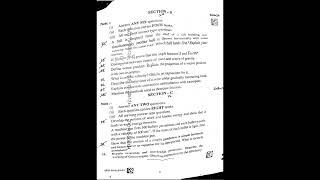 BIPC INTER 1ST YEAR PHYSICS 2025 QP #exam #previoupapers #education #questionpaper #pastpaper