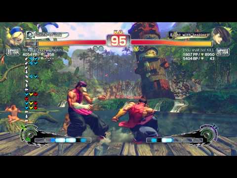 Ultra Street Fighter IV battle: Yun vs Yang