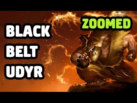 BLACK BELT UDYR SKIN ZOOMED SPOTLIGHT - LEAGUE OF LEGENDS