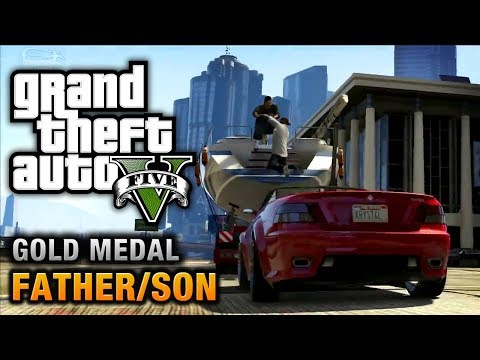 GTA 5 - Mission #4 - Father/Son [100% Gold Medal Walkthrough]
