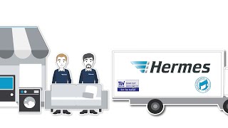 Hermes 2-Mann-Handling: Möbel- und Großgerätelieferung bis in die Wohnung