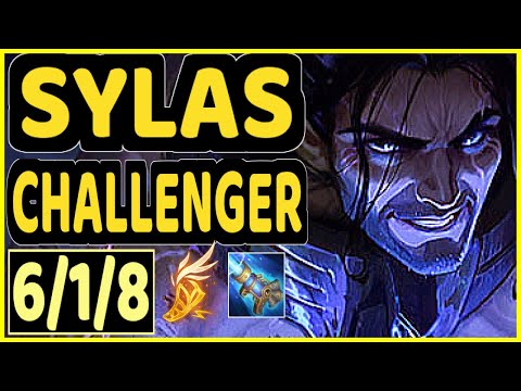 XERO (SYLAS) - 6/1/8 KDA MID CHALLENGER GAMEPLAY - BR
