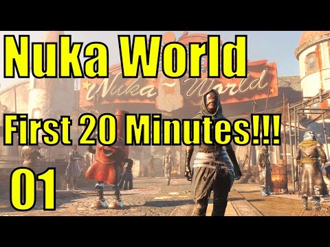 The First 20 Minutes of Nuka World Gameplay! Fallout 4 Nuka World Full Gameplay Walkthrough Pt. 1