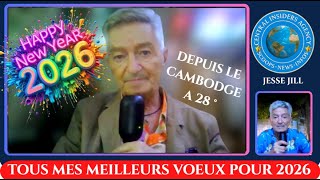 MES MEILLEURS VOEUX DU CAMBODGE POUR 2026. ICI 28 DEGRES.