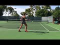Dana Mackensen- College Tennis Recruiting Video- Fall 2018