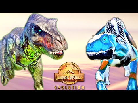 T-REX vs. INDORAPTOR vs. SPINOSAURUS -- BATTLE ROYALE - DINOSAUR FIGHT - BREAKOUT -- JWE/ [4K 60FPS]