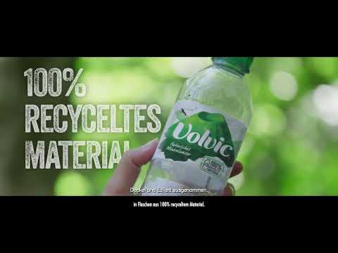 Volvic - Flaschen aus 100% recyceltem Material*