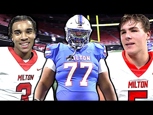 HIGHLIGHTS: Milton Secures Perfect Season with Victory Over Walton in Georgia 7A State Championship