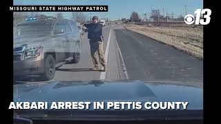 Missouri State Highway Patrol arrest of man charged with the murder of his wife in Jefferson City