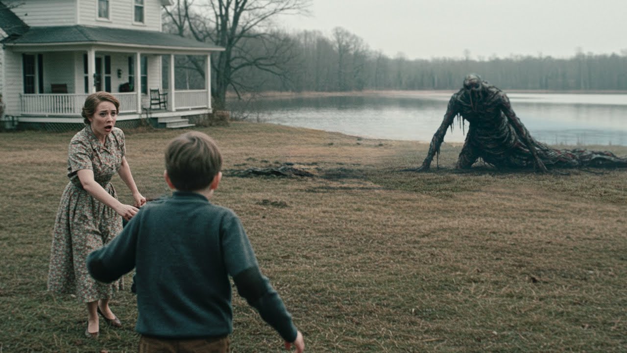 Sozinha com Filho, Mãe Solteira Aluga Linda Casa de Campo, Porém um Monstro Vive no Quintal