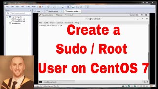 YouTube Thumbnail for How To Create a Sudo / Root User on CentOS 7